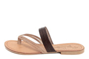 Sandali flat Donna in Pelle Multicolore